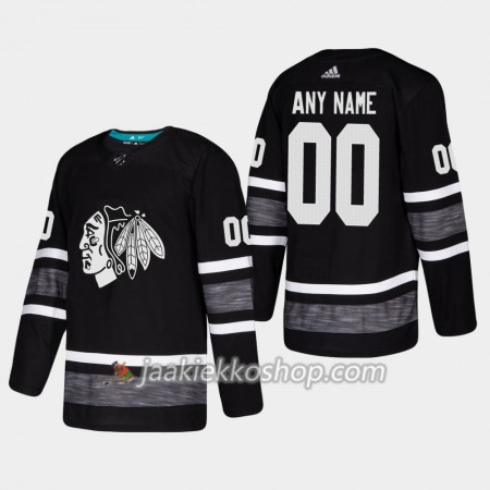 Miehille NHL Chicago Blackhawks Pelipaita Custom Musta 2019 All-Star Adidas Authentic